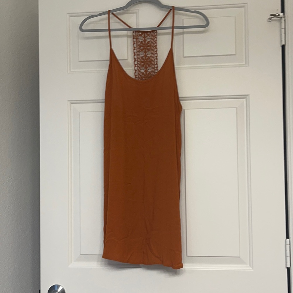 Rust colored dress